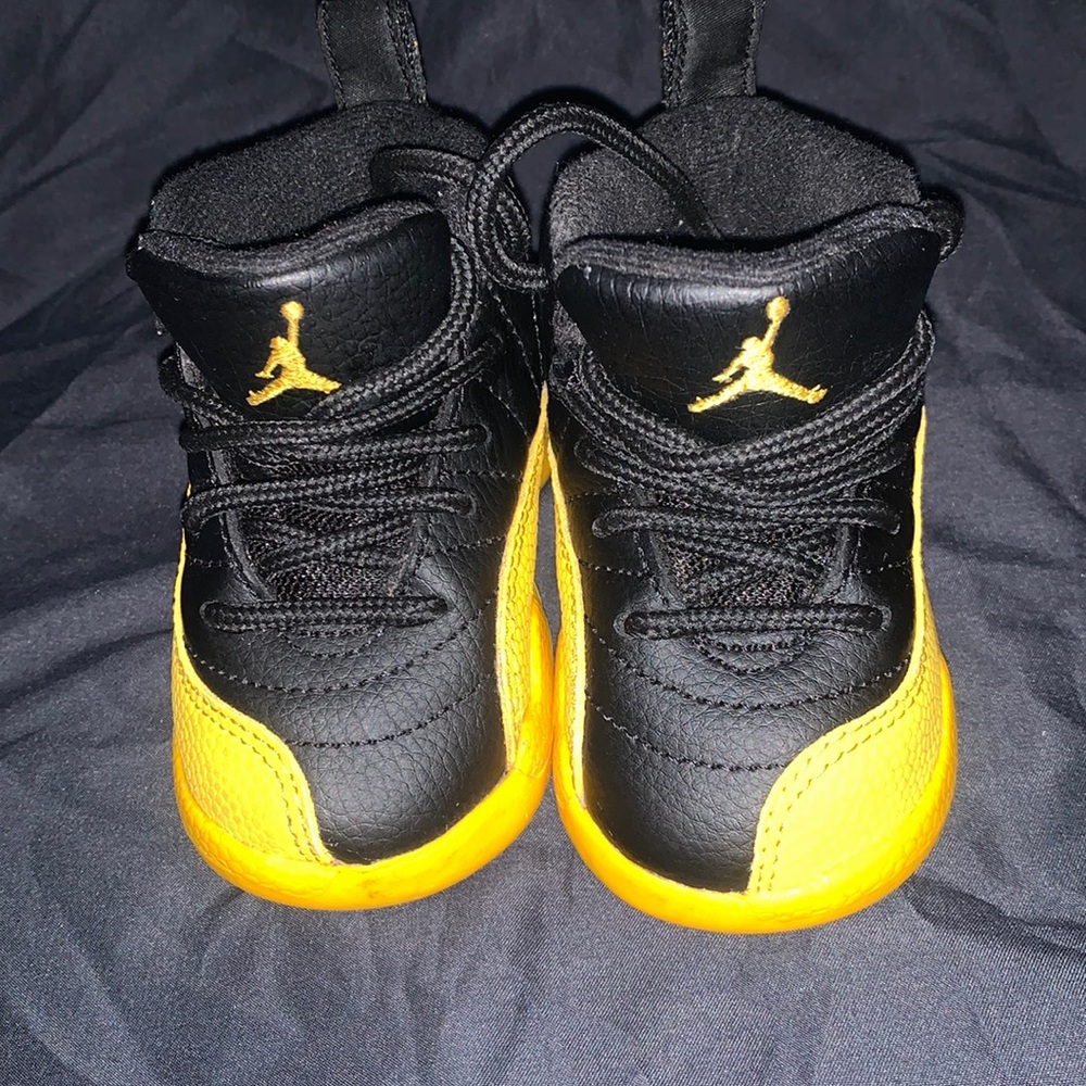 Nike Air Jordan 12 Retro ‘University Black and Gold' TD Baby Size 4c